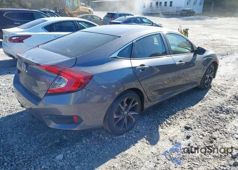 2020 Honda Civic Sport из США, поврежденный, VIN 19XFC2F82LE006601